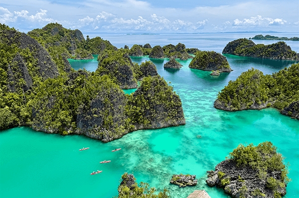 Explorando Raja Ampat de Caiaque